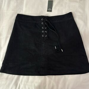 Brand new with tags, Abercrombie velour, lace up skirt!